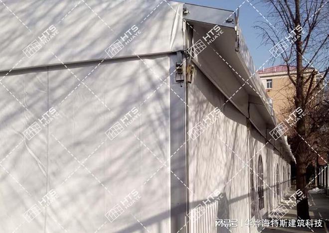 仓储篷房拆除后可多次重复搭建使用几乎无材料损耗(图2)
