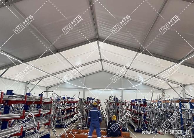 大型户外仓储篷房一般的地面均可搭建(图3)