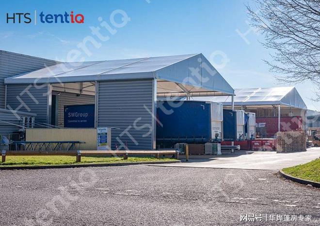 临时仓储帐篷节约时间成本快速实现仓库扩建(图1)