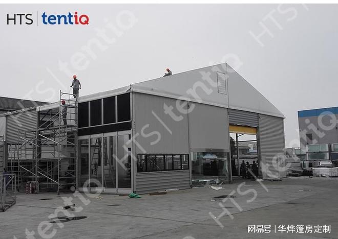 临时性仓储帐篷铝合金篷房用作仓储(图1)