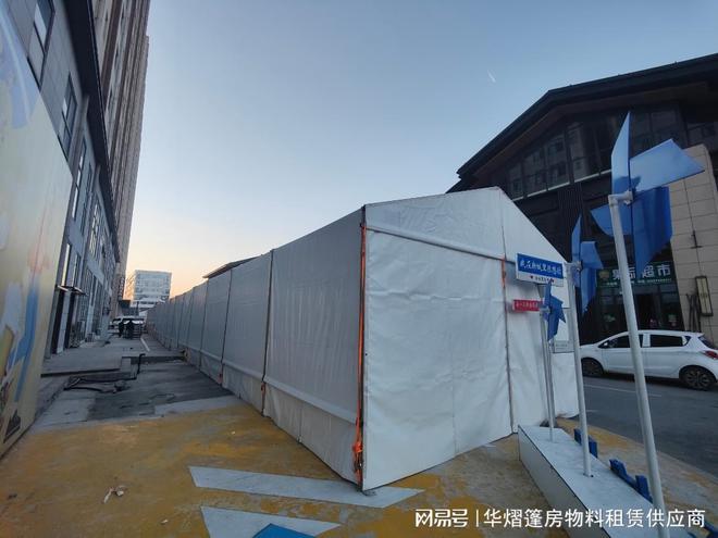 郑州篷房租赁你知道篷房和普通建筑有哪些不同之处吗？(图1)