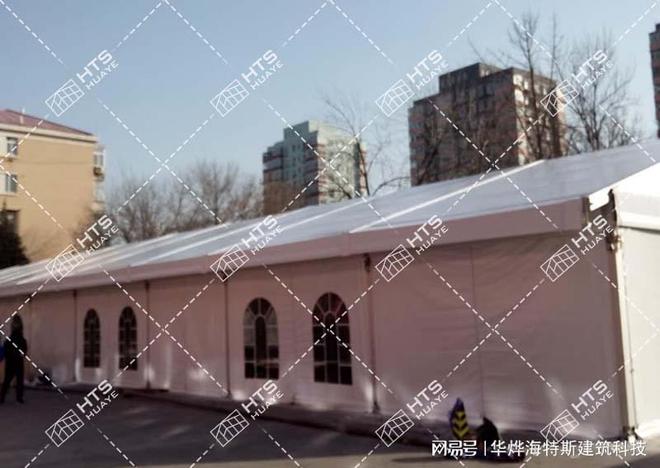 工业仓库帐篷内部无需承重支柱可根据场地大小自由增加或分割搭建(图2)