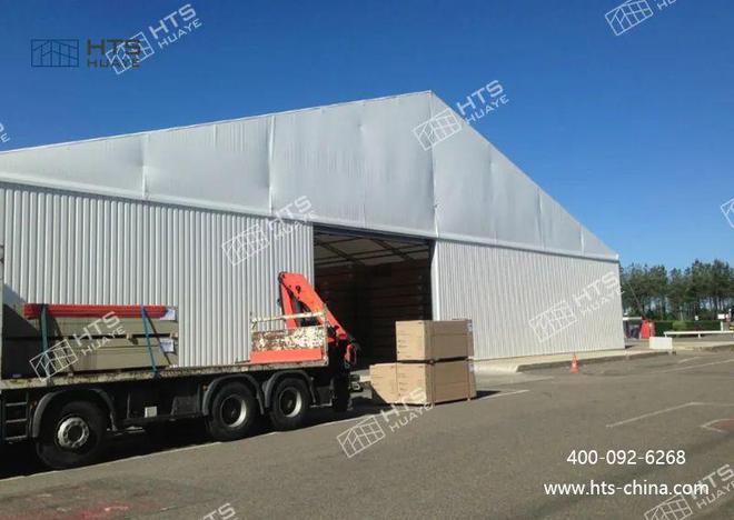 大型仓储帐篷篷房实现仓库建造的高效与快捷(图3)