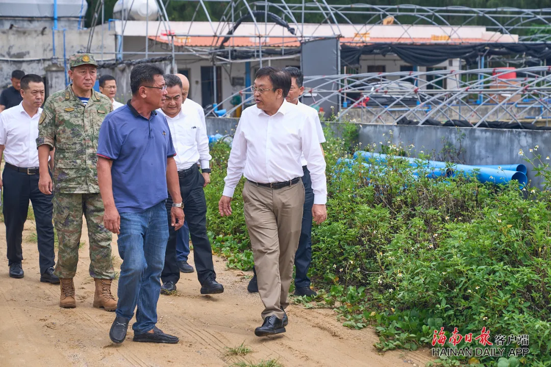 防御超强台风海南省委书记随机下车检查叮嘱村民做好防护(图2)