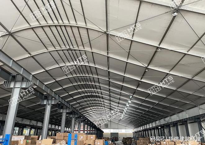 仓库不够用？华烨建筑科技专业生产的临时篷房仓库了解一下(图2)