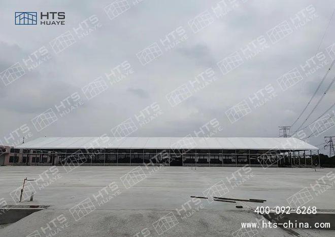 昆山大型仓库篷房为企业节约大量的时间实现高效率生产(图2)
