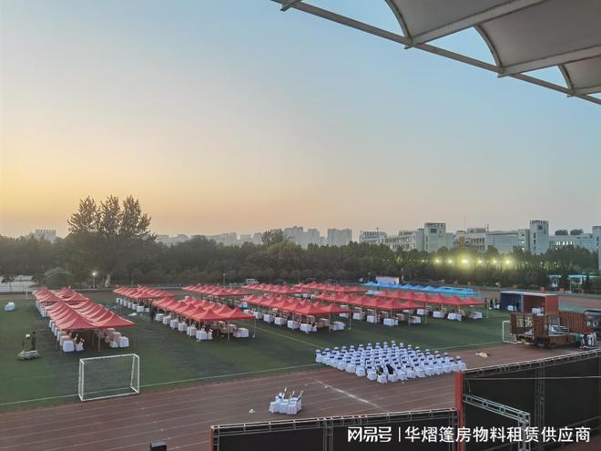 郑州帐篷出租搭建开封水利大学毕业季就业双选会现场(图3)