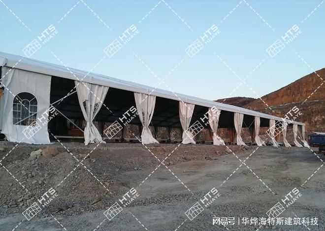 煤矿大跨度篷房轨道设计快速解决大面积粉尘问题(图1)