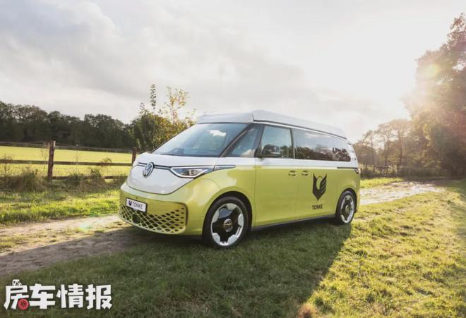 这样的设计也太好用了！新款大众纯电露营车能睡5口人带小厨房(图2)