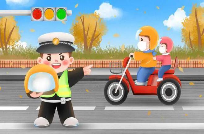 “一老一小”同守护梧州公安交警呵护平安出行路(图2)