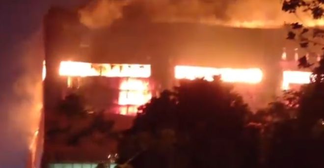 物流园仓库失火京东最新通报(图2)