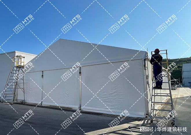 应对严寒天气选择华烨抗雪物流仓储篷房确保安全与高效！(图3)