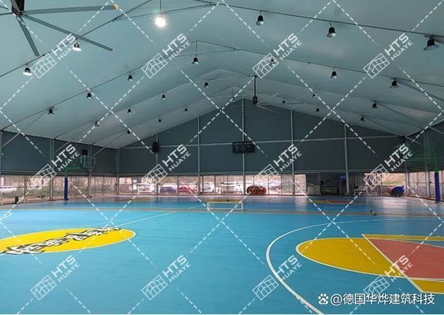 打破空间限制华烨大型篮球馆篷房让长沙篮球馆尽显魅力(图2)