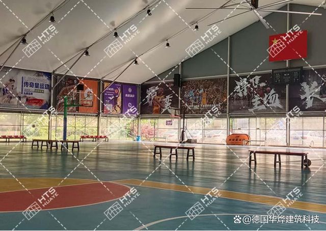打破空间限制华烨大型篮球馆篷房让长沙篮球馆尽显魅力(图3)