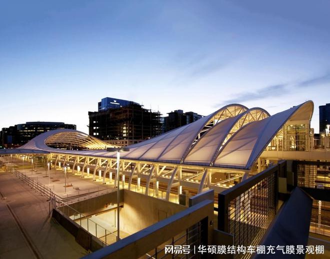 咖啡厅屋顶遮阳棚膜结构设计(图1)