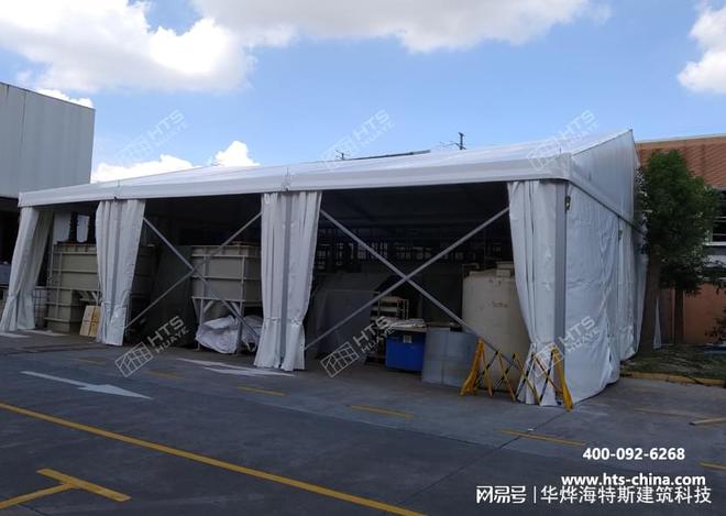 华烨工业篷房符合现代的新型节能环保材料建筑的要求(图2)