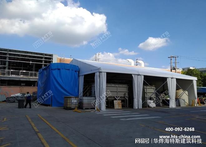 华烨工业篷房符合现代的新型节能环保材料建筑的要求(图1)