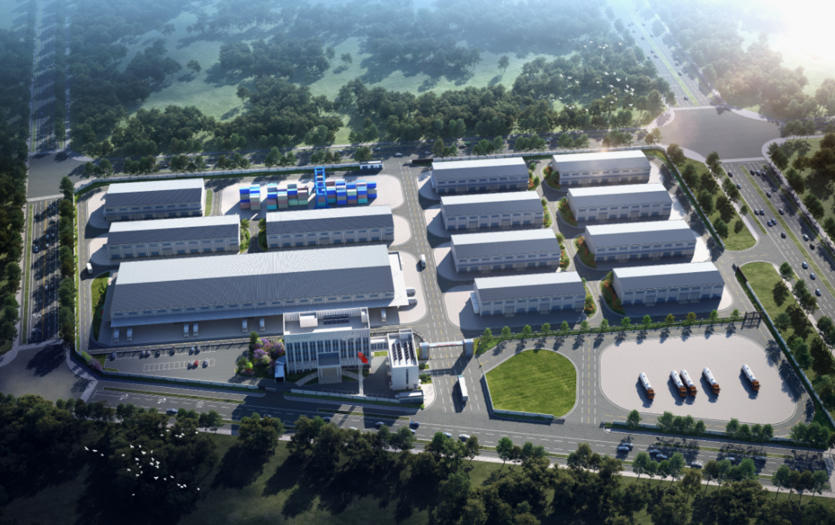 合肥经开化工园区仓储物流中心项目即将启动建设(图1)