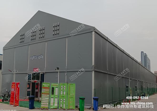 德国华烨篷房生产厂家专业生产3-80米跨度的羽毛球体育篷房(图2)