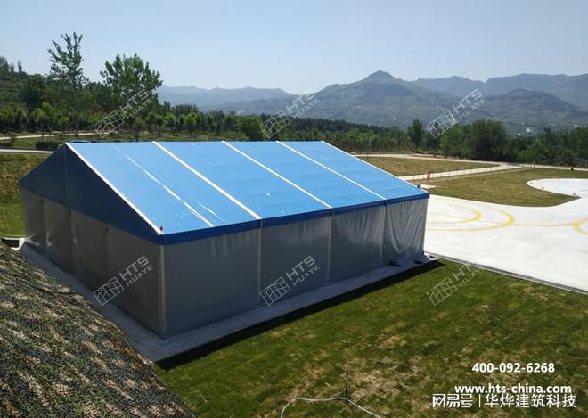 直升飞机储存新选择：华烨篷房空间利用率兼具安全设计！(图3)