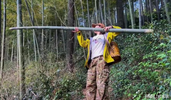 苗苗转换新赛道！带娃体验露营生活亲自砍柴烧火成翻版李子柒(图12)