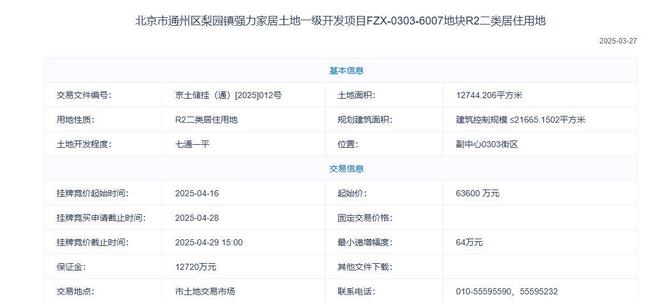 势在必得之战！中铁建鏖战215轮夺下北京梨园6007地块(图1)