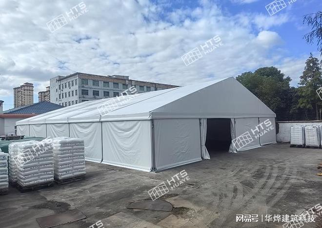拼装篷房仓库在制造业不仅可以当作库房使用(图2)