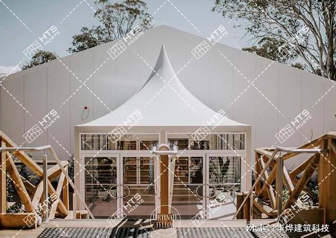 人字顶设计华烨仓储篷房助力高效物流管理(图1)