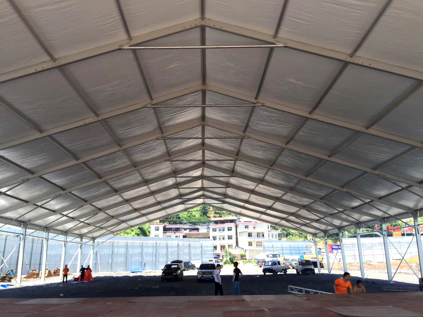 大型仓库篷房是所有企业的仓储好帮手(图1)