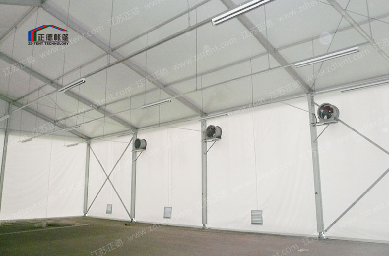 仓储篷房搭建有哪些注意事项？(图1)