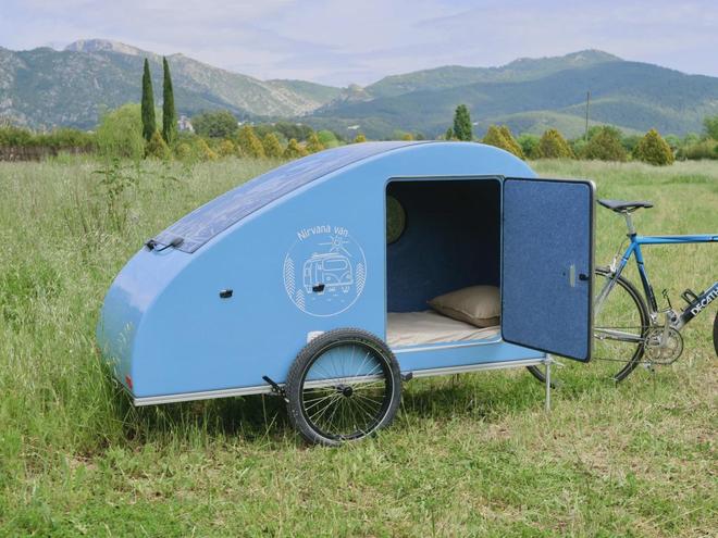 自行车也能拖房车？法国新款纳米露营车来了(图2)