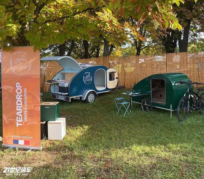 29万元起54kg水滴房车的法式浪漫！NirvanaVan自行车移动小窝(图3)