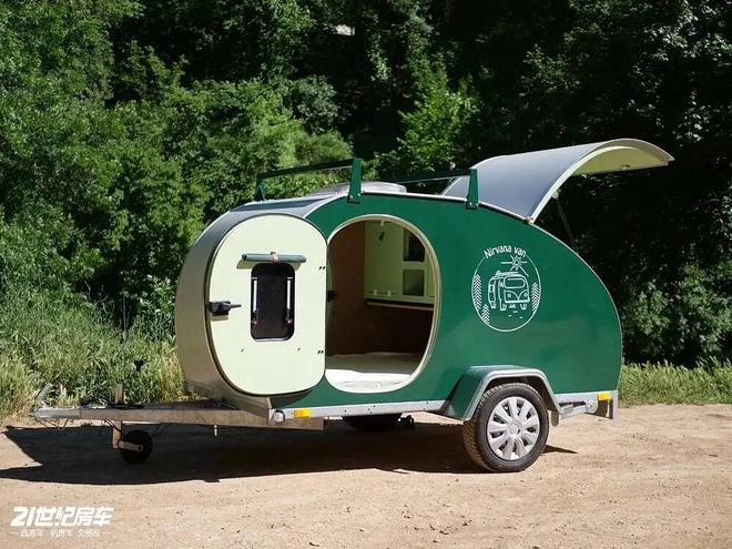 29万元起54kg水滴房车的法式浪漫！NirvanaVan自行车移动小窝(图7)