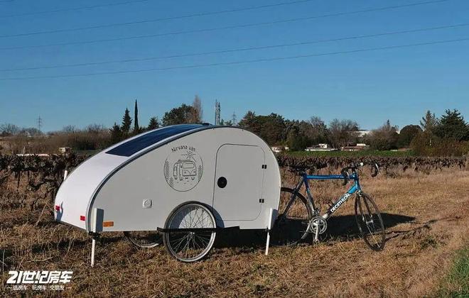 29万元起54kg水滴房车的法式浪漫！NirvanaVan自行车移动小窝(图12)