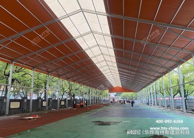 超大跨度无立柱多功能体育篷房厂家释放运动空间(图1)
