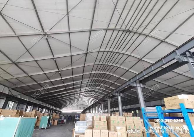 苏州华烨针对客户的需求做出临时仓储物流篷房解决方案(图2)