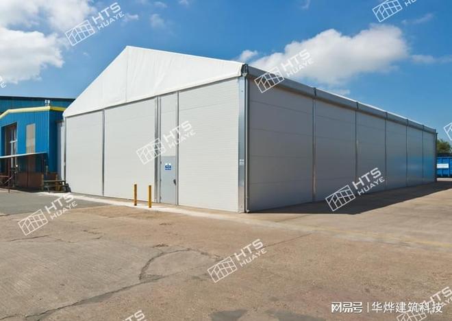 这座仓储篷房后期还可重复搭建使用(图1)