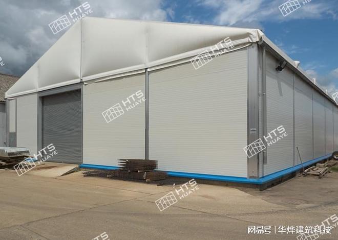 这座仓储篷房后期还可重复搭建使用(图3)