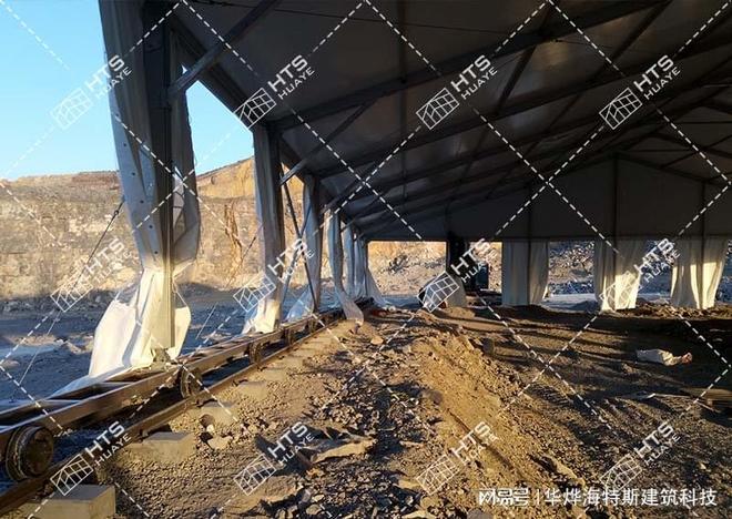 煤矿矿产篷房搭建低成本、可拆卸的工业空间新选择！(图2)