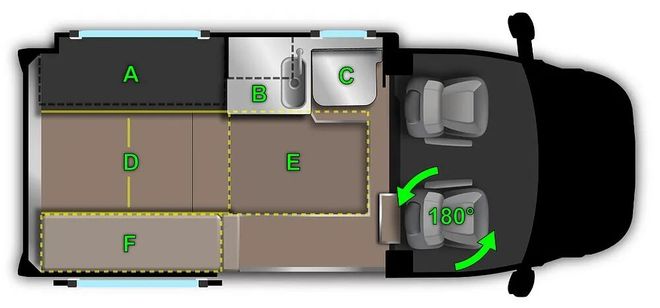 房车界独一份！单侧拓展MaxvanAccess厨卫会客全配齐(图4)
